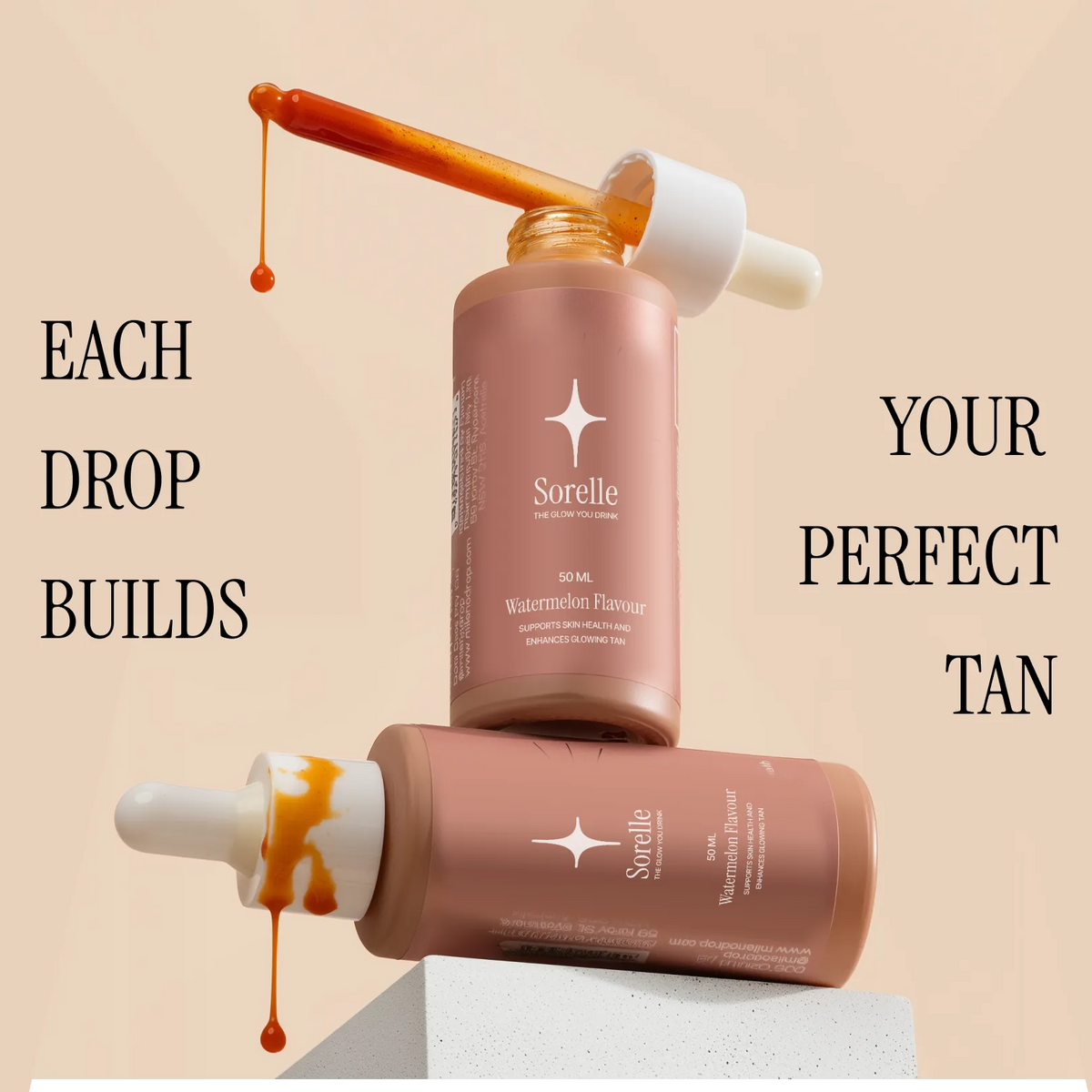 Sorelle Tanning Drops | The Glow You Drink