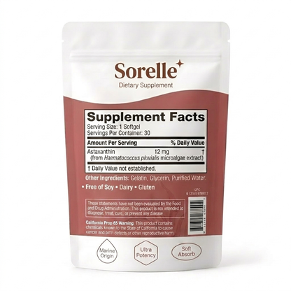Sorelle Astaxanthin 12mg